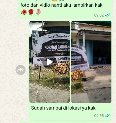 Pengiriman Karangan Bunga Kayu Manis